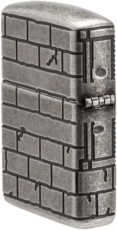 Zippo MultiCut Gargoyle Armor Antique Silver Pocket Lighter, One Size